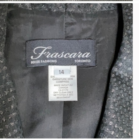 Black Women's Jacket & Skirt Set - Picture 3 of 3